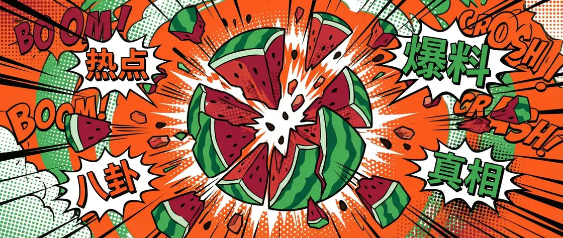 暗网吃瓜 - 暗网吃瓜与热门爆料内容汇总 今日头瓜爆炸漫画横幅